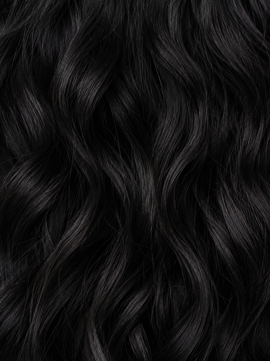 20" Indian Remy Clip-In Hair Extensions - Jet Black