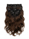 20" Indian Remy Clip-In Hair Extension - Rooted Mix Chocolate