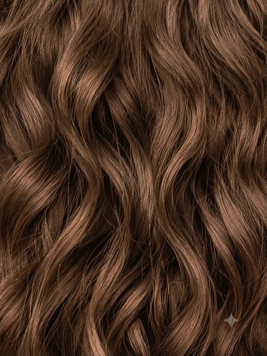 20" Indian Remy Clip-In Hair Extensions - Light Brown