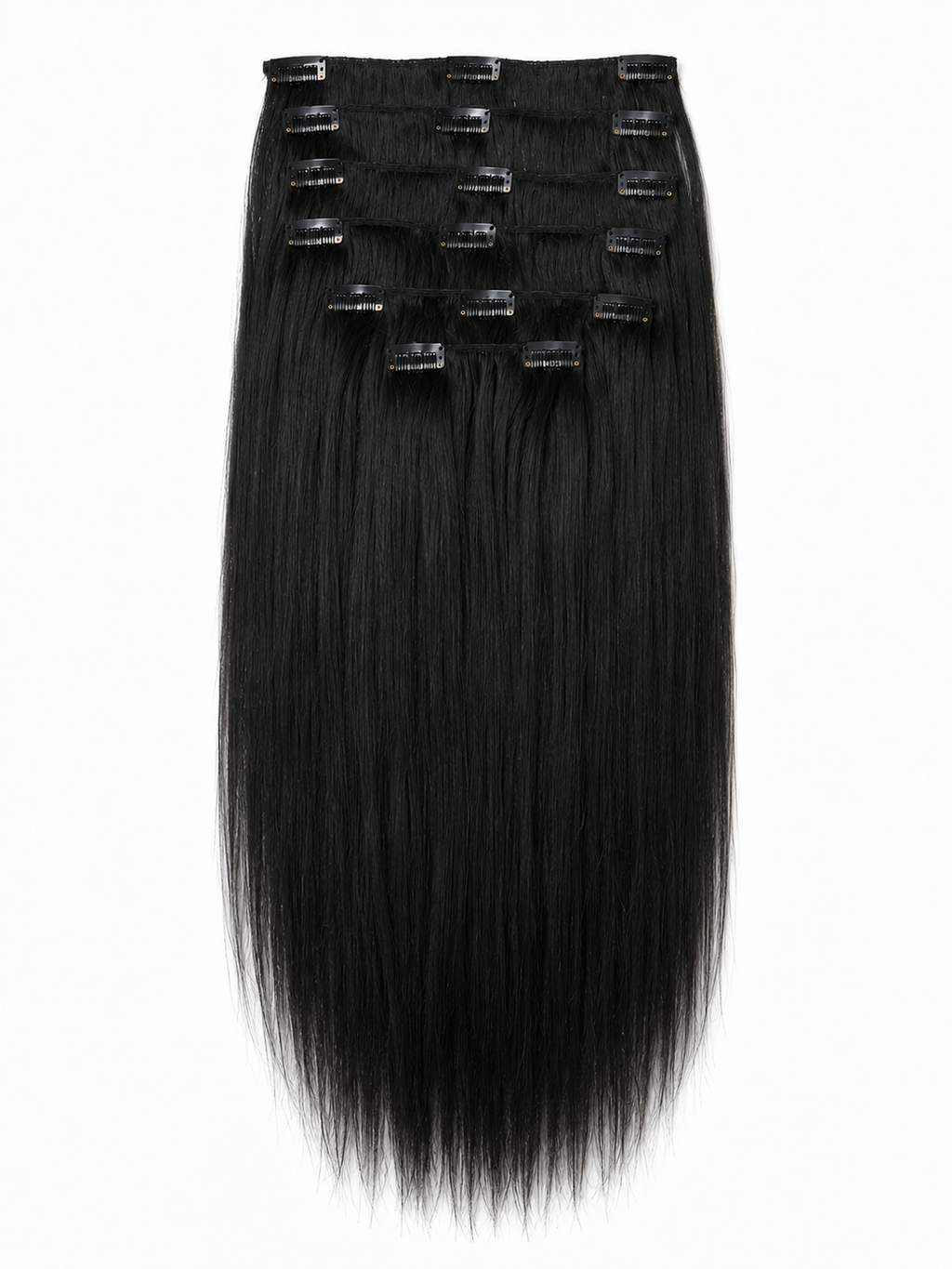 18" Brazilian Hair Clip-In Extensions